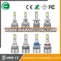 auto parts, led hot Super white LED headlight h1 h4 h11 h13 h16 880 HB3 D1 COB 80w 8000lm 12V 24V 8000LM led headlight bulbs h4